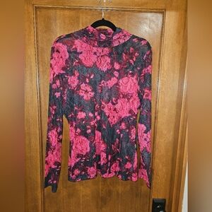 WHBM Shear Floral Bouse